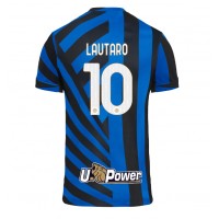 Camisa de Futebol Inter Milan Lautaro Martinez #10 Equipamento Principal 2024-25 Manga Curta